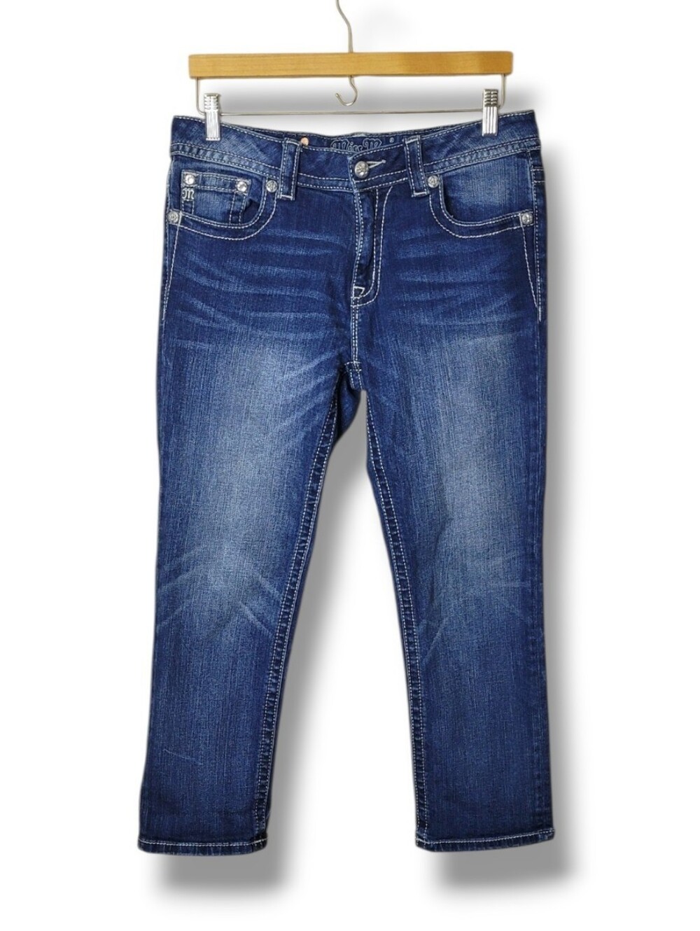 Miss Me Boyfriend Capri Jeans Size 28